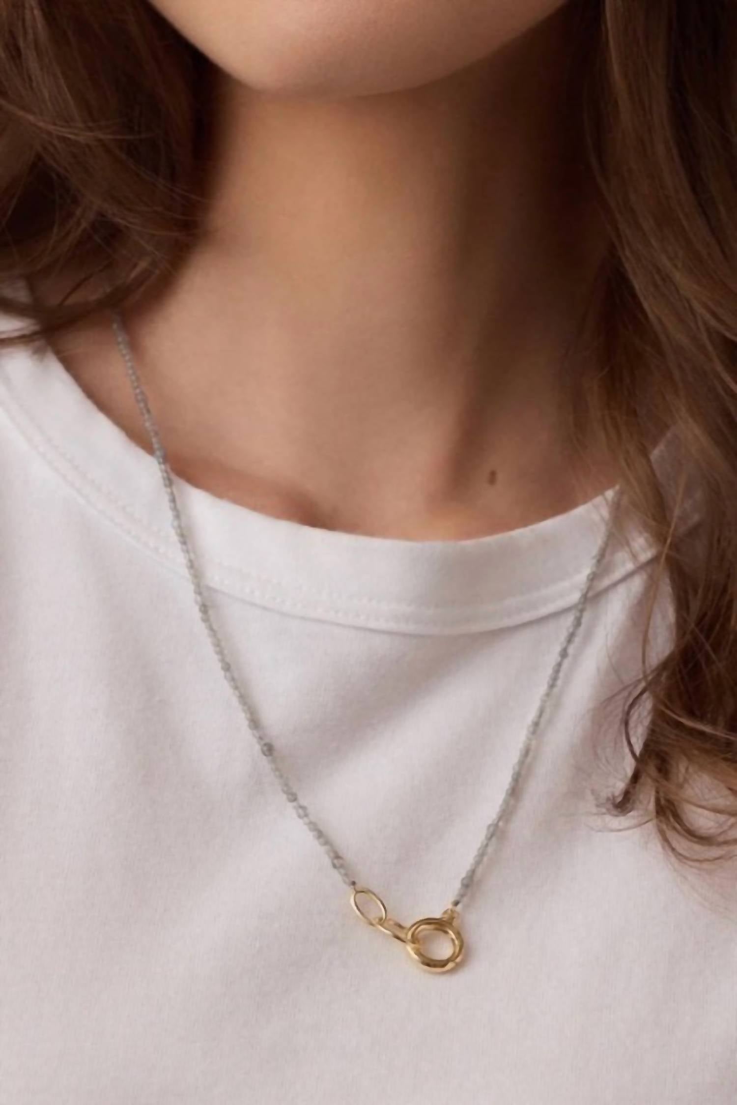 Women's Power Gemstone Long Beaded Necklace