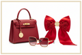 JOHNNY LEE And ME — Red Purse + Red Sunglasses + Red Hair Bow