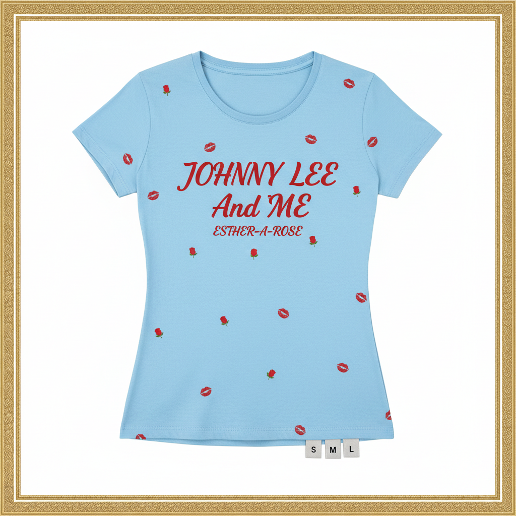 JOHNNY LEE And ME — Sky Blue T-Shirt